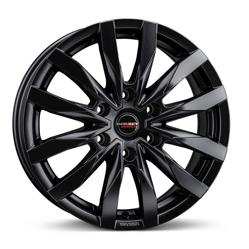 Borbet CW6 Black matt 6,5x16 6x130 ET62 CB84.1 60° 1350 kg 498155