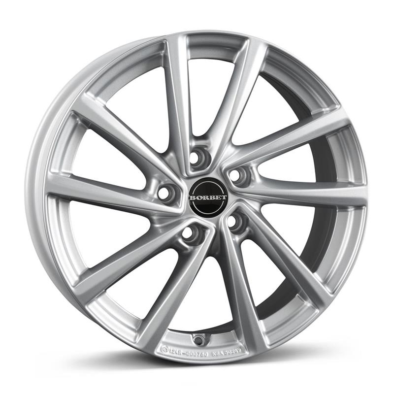 Borbet V Crystal Silver 7x19 5x108 ET47 CB63,4 60° 760 kg 497807