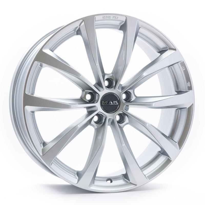 MAK Wolf Silver 7,5x17 5x100 ET48 CB56,1 60° 610 kg F7570WFSI48P4IX
