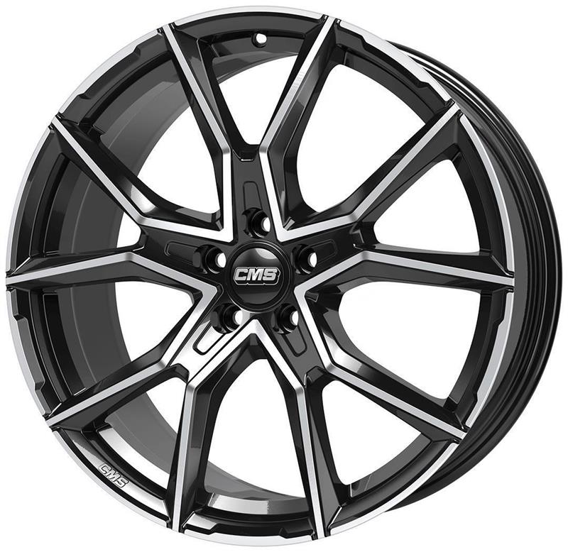 CMS C33 Diamond Black Gloss 8,5x20 5x112 ET30 CB66.6 60° 800 kg C33 8520 30 98S DB