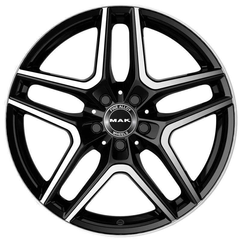 MAK Aurum Black Mirror 8x19 5x112 ET48 CB66,6 R14 920 kg F8090AMBM48WS4X