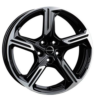 Borbet XE1 black polished glossy 7,5x18 5x112 ET40 CB57,1 R13 760 kg 498507