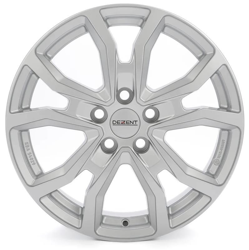 Dezent TV Silver 6,5x16 5x108 ET47 CB65,1 Flat 1050 kg TTVZHSA47E