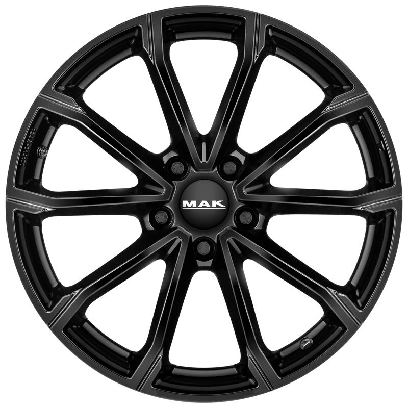 MAK Davinci Gloss Black 6,5x17 5x114.3 ET40 CB60,1 Flat 810 kg F6570BRGB40FP2X