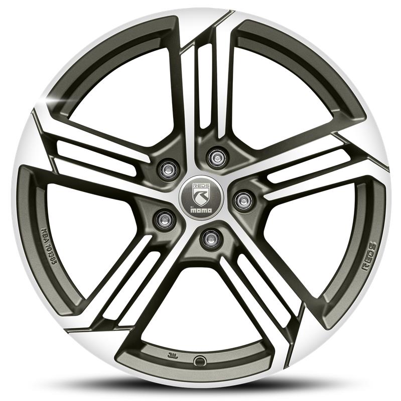 Reds Twist Graphite Matt Polished 7x17 5x114.3 ET32 CB72,3 60° 615 kg WTWD70732514E