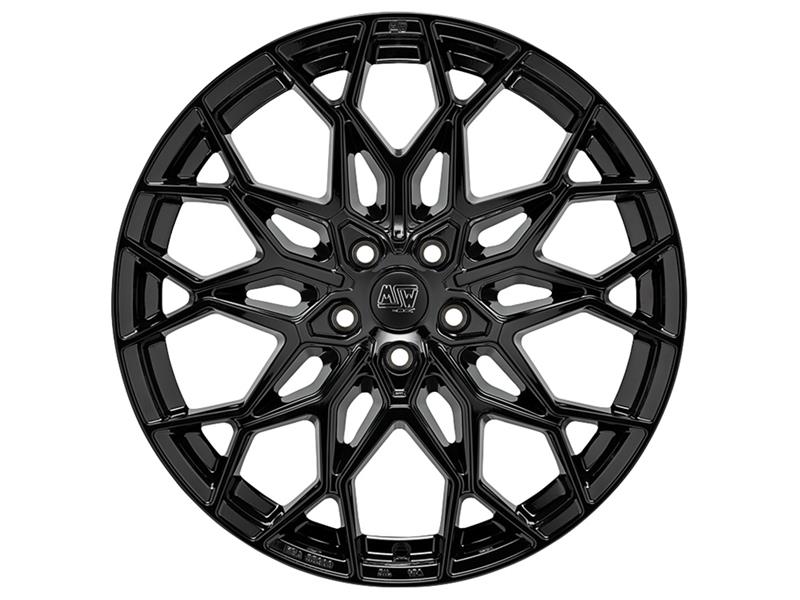 MSW 51 Gloss Black 10x21 5x112 ET44 CB66,6 60° 1050 kg W19451002C5