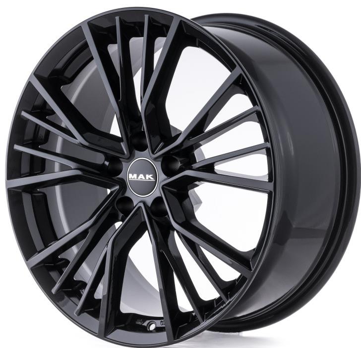 MAK Union Gloss Black 8,5x19 5x112 ET39 CB66,6 R13 910 kg F8590UNGB39WS3X