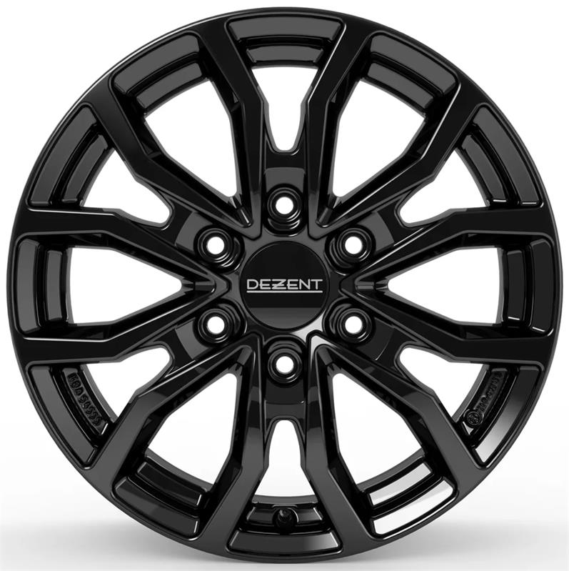 Dezent KC Black 6,5x16 6x130 ET54 CB84,1 R14 1350 kg TKCZZBA54E