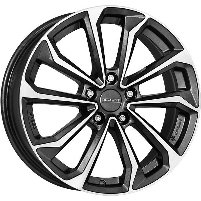 Dezent KS dark Gunmetal/polished 7,5x18 5x114.3 ET45 CB67.1 60° 730 kg TKSF0FP45E