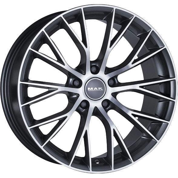 MAK Munchen Gun Met-Mirror Face 9x18 5x120 ET20 CB72,6 60° 705 kg F9080MUQM20NB