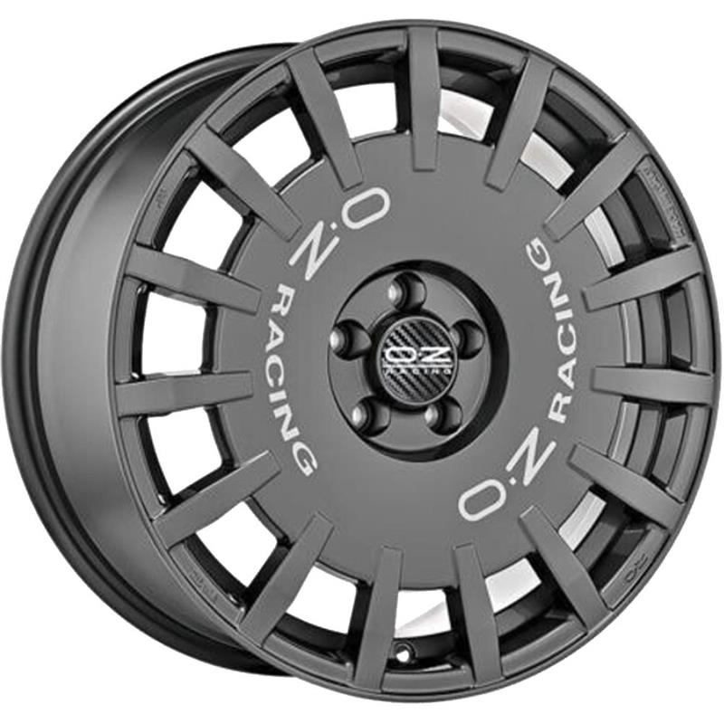 OZ Racing Rally Racing Dark Graphite Silver Lettering 7x17 5x112 ET35 CB75.0 R12 650 kg W01A50254T9