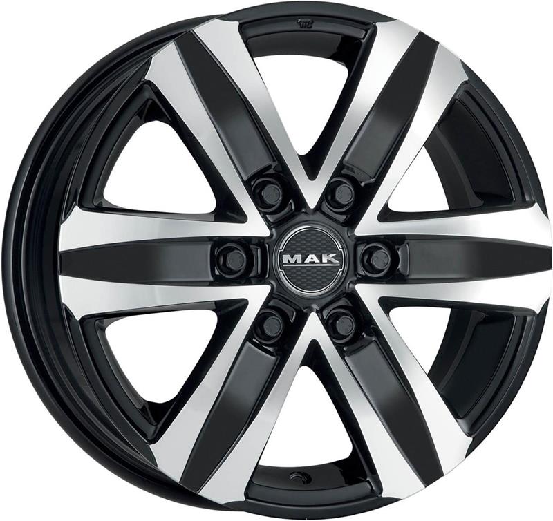 MAK Stone 6 Black Mirror 8,5x20 6x139.7 ET20 CB106,1 Flat 1215 kg F85206TBM20VH2X