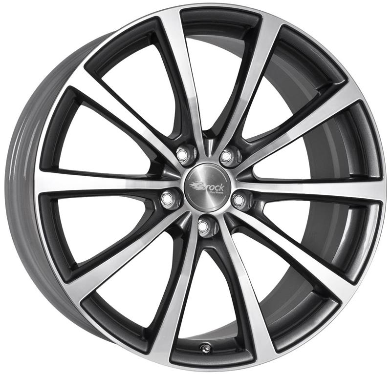 Brock B32 Himalaya Grey Voll-Poliert (HGVP) 8,5x20 5x114.3 ET35 CB64,1 60° 750 kg 331596