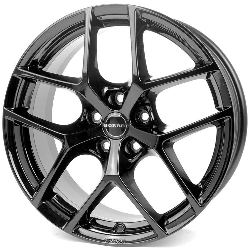 Borbet Y black glossy 8x18 5x114.3 ET40 CB72,6 60° 690 kg 496547