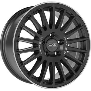 OZ Racing Rally Desert Matt Black Silver Let. Diamond Lip 8x18 6x139.7 ET45 CB95,1 60° 1300 kg W01C730557L