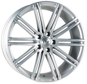 STW 10 Silver 8x18 5x108 ET43 CB63,4 60° 680 kg STW10GHSI43