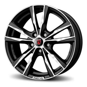 Reds K2 HD Matt Black polished 7,5x17 5x108 ET45 CB72,3 60° 700 kg WKHE75745508