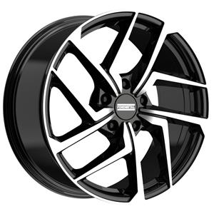 Fondmetal Taara Glossy Black Machined 8,5x19 5x112 ET32 CB66,6 R13 850 kg RF20981