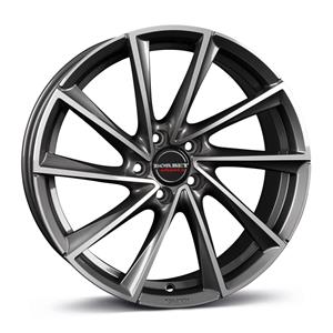 Borbet VTX Graphite Polished 8x18 5x108 ET45 CB72,6 60° 670 kg 496484