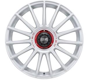 OZ Racing Superturismo Evoluzione WRC Race White Red Lettering 8x18 5x112 ET48 CB75,0 R12 790 kg W01854206EW33