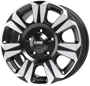 CMS C31 Diamond Black Gloss 6,5x16 5x120 ET60 CB65,1 R14 1150 kg C31 656 60 71S DB