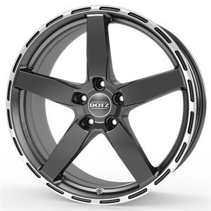 Dotz MarinaBay dark Gunmetal/polished lip 8,5x19 5x114.3 ET40 CB71,6 60° 780 kg OMA9L0FL40