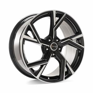 Avus AF20 Black Polished 8x18 5x112 ET28 CB66,6 R13 750 kg
