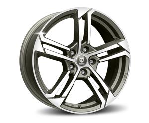 Reds Twist Graphite Matt Polished 7x17 5x100 ET38 CB72,3 60° 615 kg WTWD70738500E