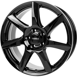 Dezent TW dark Black/polished lip 7×17 5×112 ET42 CB66,6 R13 715 kg TTWY8BL42E