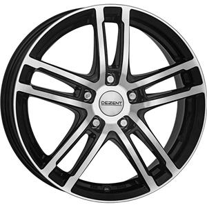 Dezent TZ dark Black/polished 6x15 5x114.3 ET40 CB66,1 60° 625 kg TTZK0BP40E