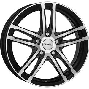 Dezent TZ dark Black/polished 6x16 5x100 ET35 CB57,1 R13 605 kg TTZO6BP35E