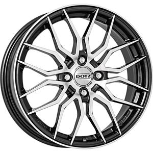 Dotz LimeRock dark Gunmetal/polished 6,5x16 4x108 ET25 CB65,1 60° 540 kg OLRZ3FP25