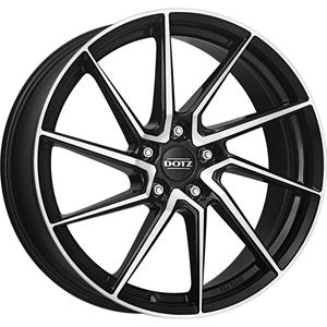 Dotz Spa dark Black/polished 7,5x17 5x100 ET35 CB60,1 60° 650 kg OSA76BP35