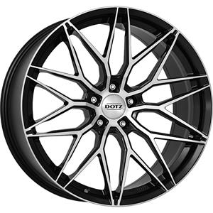 Dotz Suzuka dark Black/polished 8x18 5x112 ET35 CB70,1 60° 670 kg OSUG8BP35