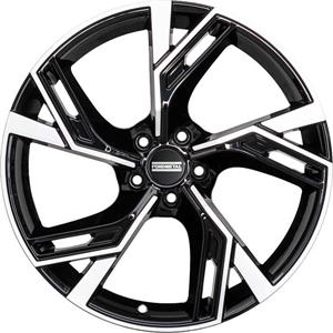 Fondmetal Atena Glossy Black Machined 9×20 5×112 ET33 CB66,6 R13 1050 kg RF09376