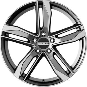 Fondmetal Hexis Glossy Titanium Machined 8×18 5×108 ET45 CB63,4 60° 730 kg RF08780