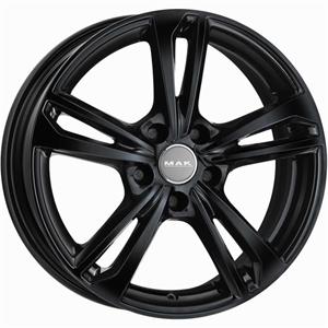 MAK Emblema Gloss Black 6,5x16 5x114.3 ET40 CB76,0 60° 740 kg F6560EBGB40FF