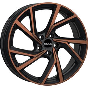 MAK Kassel Black & Bronze 7,5×18 5×112 ET50 CB57,1 R13 800 kg F7580KABB50VW3Y