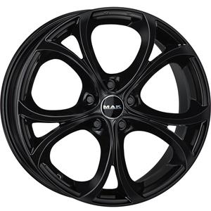 MAK Lario Gloss Black 9x18 5x110 ET44 CB65,1 60° 700 kg F9080LAGB45LG3X