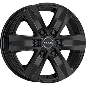 MAK Stone 6 Gloss Black 8x18 6x139.7 ET35 CB67,1 Flat 1215 kg F80806TGB35VOX