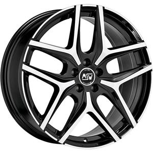 MSW 40 Gloss Black Full Polished 8,5x20 5x114.3 ET30 CB73,1 60° 950 kg W1930450556