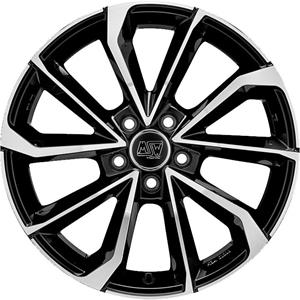 MSW 42 Gloss Black Full Polished 7,5×17 5×114.3 ET40 CB73,1 60° 690 kg W19356505T56