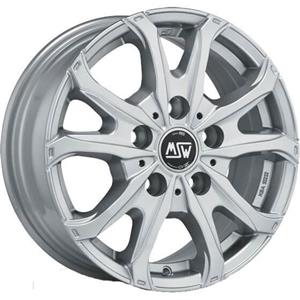 MSW 48 Van Full Silver 7×17 5×160 ET55 CB65,1 60° 1300 kg W19328009T09