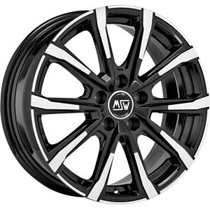 MSW 79 Gloss Black Full Polished 7x17 5x114.3 ET48 CB67,1 60° 650 kg W19331008T56