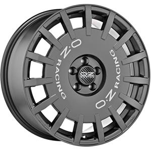 OZ Racing Rally Racing Dark Graphite Silver Lettering 8x18 5x120 ET45 CB79,0 60° 650 kg W01A12207T9