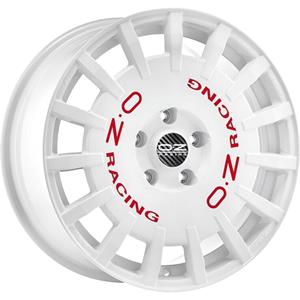 OZ Racing Rally Racing Race White Red Lettering 8x17 5x100 ET35 CB68,0 60° 650 kg W01A3320033