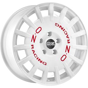 OZ Racing Rally Racing Race White Red Lettering 8×17 5×100 ET35 CB68,0 60° 650 kg W01A3320033