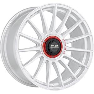 OZ Racing Superturismo Evoluzione WRC Race White Red Lettering 8×18 5×112 ET48 CB75,0 R12 790 kg W01854206EW33