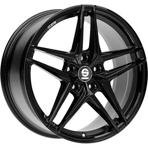 Sparco Record Gloss Black 8x18 5x120 ET29 CB72,6 60° 650 kg W29094002C5