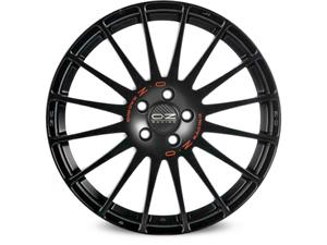 OZ Racing Superturismo GT Matt Black Red Lettering 7,5x17 5x112 ET50 CB75,0 R12 700 kg W0168125179